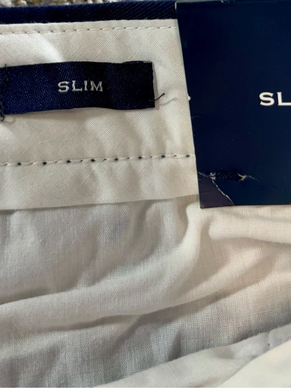 NWT J. Crew Flex Men’s Size 36/32 Navy Slim Fit Chino Pants